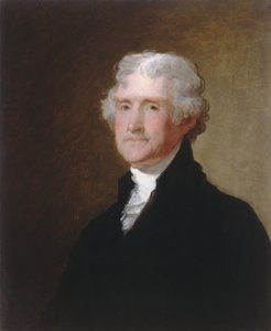 Thomas Jefferson, ca. 1821 (olie på træ)